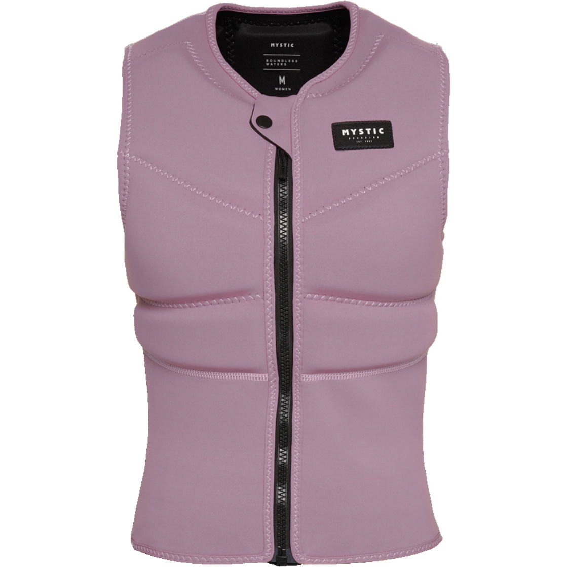 2026 Mystic Dames Star Front Zip Impact Vest 35005.230232 - Rosewood